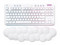 Teclado Mecánico Gamer Logitech G715 Tactile, inalámbrico, Incluye reposamanos, RGB, Bluetooth, Color Blanco. (Versión en Inglés)