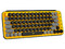 Teclado Mecánico inalámbrico Logitech POP Keys, Bluetooth. Color Amarillo.
