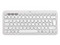 Teclado Inalámbrico Logitech Pebble Keys 2 K380s, Bluetooth, Easy-Switch, Color Blanco.