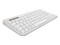 Teclado Inalámbrico Logitech Pebble Keys 2 K380s, Bluetooth, Easy-Switch, Color Blanco.