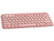 Teclado Inalambrico Compacto Logitech PEBBLE KEYS 2 K380S, Bluetooth. Color Rosa. (Versión en Inglés)
