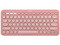 Teclado Inalambrico Compacto Logitech PEBBLE KEYS 2 K380S, Bluetooth. Color Rosa. (Versión en Inglés)
