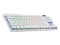 Teclado Gamer Logitech G PRO X TKL LIGHTSPEED, RGB, Bluetooth. Color Blanco. (Versión en Inglés)
