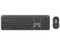 Kit de Teclado y Mouse Logitech Signature Slim Combo MK950, Bluetooth 5.1, Receptor USB, Teclado en Español. Color Gris.