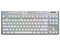 Teclado mecánico Logitech G915 X LightSpeed TKL Blanco, switches mecánicos GL, RGB, conexión inalámbrica Lightspeed, diseño compacto sin teclado numérico.