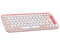 Kit de Teclado y Mouse Logitech POP Icon Combo, Inalámbrico. Color Rosa