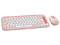 Kit de Teclado y Mouse Logitech POP Icon Combo, Inalámbrico. Color Rosa