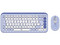 Kit de Teclado y Mouse Logitech POP Icon Combo, Inalámbrico, Bluetooth, Color Morado, Español.