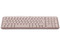 Teclado inalámbrico Logitech K250, Bluetooth, (Versión en Español). Color Rosa.
