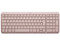 Teclado inalámbrico Logitech K250, Bluetooth, (Versión en Español). Color Rosa.