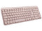 Teclado inalámbrico Logitech K250, Bluetooth, (Versión en Español). Color Rosa.