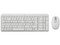 Kit de Teclado y Mouse Logitech MK250 Compact, Bluetooth, Color Blanco.