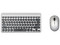 Kit de Teclado y Ratón Manhattan MWK4095 Inalámbrico RF 2.4GHz, Teclado Membrana de 79 Teclas, Ratón Óptico 1200dpi con 3 Botones, USB Tipo A, Color Negro y Plata.