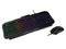 Kit de Teclado y Mouse MSI FORGE GK100, USB. Color Negro, iluminación RGB. (Versión en Inglés).