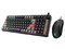 Kit de Teclado y Mouse Optico Gamer MSI Forge GK110, 12800 dpi, Iluminación RGB, USB, Versión en Ingles, Color Negro.