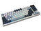 Teclado Mecánico MSI FORGE GK600 TKL, Conectividad Inalámbrica, Iluminación RGB, Diseño Compacto 65, Azul.