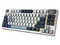 Teclado Mecánico MSI FORGE GK600 TKL, Conectividad Inalámbrica, Iluminación RGB, Diseño Compacto 65, Azul.