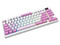 Teclado MSI Forge GK600 TKL Wireless Violet RGB, 2.4G Inalámbrico, Bluetooth, USB 2.0, Switches Mecánicos, Teclado en Ingles.