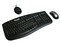 Teclado y Mouse Microsoft Wireless Optical Desktop 2000, USB, Color Negro
