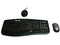 Teclado y Mouse Microsoft Wireless Optical Desktop 2000, USB, Color Negro