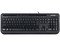 Teclado Microsoft Wired 600 con teclas silenciosas y a prueba de líquidos, USB, Color Negro.