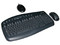 Teclado y Mouse Microsoft Wireless Optical Desktop 1000, USB, Color Negro
