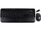 Teclado y Mouse Inalámbricos Microsoft Wireless Desktop 2000, USB, Color Negro