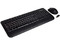 Teclado y Mouse Inalámbricos Microsoft Wireless Desktop 2000, USB, Color Negro