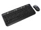 Teclado y Mouse Inalámbricos Microsoft Wireless Media Desktop 1000, USB, Color Negro