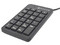 Teclado numérico Naceb, 23 teclas, USB. Color negro.