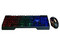 Teclado y Mouse Naceb Fallen NA-0951 con Iluminación LED, USB. Color Negro.