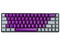Teclado Mecánico Naceb NA-0963M de 60%, USB. Color Morado/Gris
