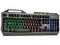 Teclado Gamer NACEB Cyber Steel K152, QWERTY, USB, RGB, Español. Color Negro.