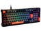 Teclado Gamer NACEB Python NA-0972G, QWERTY, Switch Café, USB, RGB. Color Gris.