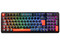 Teclado Gamer NACEB Python NA-0972N, QWERTY, Switch Café, USB, RGB. Color Negro.