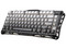Teclado Gamer Mecánico GravaStar Mercury K1, Retroiluminado RGB, Bluetooth, Receptor USB, USB Tipo C. Color Negro. (Versión en Ingles).