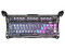 Teclado Gamer Mecánico GravaStar Mercury K1 Pro, Inalámbrico, Retroiluminado RGB, Bluetooth, Receptor USB, USB Tipo C. Color Negro Cyberpunk. (Versión en Ingles).