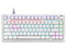 Teclado Inalámbrico AULA F75 , Iluminación RGB, Receptor USB, Bluetooth. Color Blanco. (Versión en Inglés).