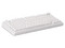 Teclado Inalámbrico AULA F75 , Iluminación RGB, Receptor USB, Bluetooth. Color Blanco. (Versión en Inglés).