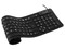 Teclado Perfect Choice Flexible Multimedia, USB/PS/2. Color Negro
