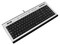 Teclado Perfect Choice Multimedia Aluminium, USB. Color Negro/Plateado