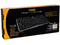 Teclado Perfectchoice Multimedia Ultraslim, USB. Color Negro
