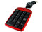 Teclado Numérico Perfect Choice, retráctil, USB. Color Rojo