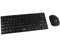 Teclado Compacto (versión en inglés) y Mouse Inalámbricos  Perfect Choice, USB.