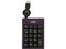 Teclado Numérico Perfect Choice Elemental, retráctil, USB. Color Morado 
