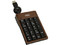 Teclado Numérico Perfect Choice Elemental, retráctil, USB. Color Café