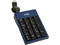 Teclado Numérico Perfect Choice Elemental, retráctil, USB. Color Azul 