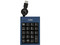 Teclado Numérico Perfect Choice Elemental, retráctil, USB. Color Azul 