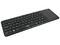 Teclado multimedia inalámbrico Perfect Choice con Touchpad integrado, Color Negro (Versión Español).