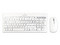Kit de Teclado y Mouse Perfect Choice Zebrary, Bluetooth, Receptor USB, Batería Recargable, Color Blanco.